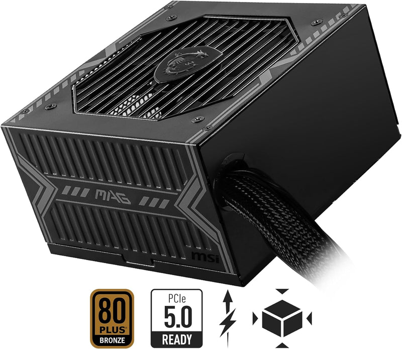 MSI 750W MAG A750BN PCIE5 80Plus Bronze Power Supply (PS-MAA75B5)