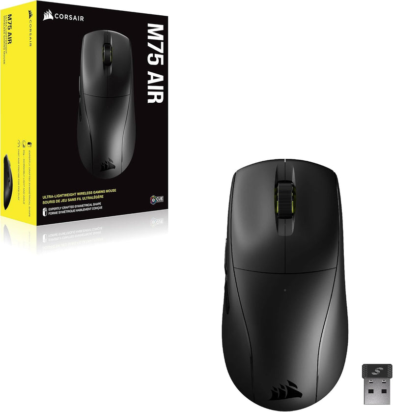 【Corsair 9月份夏季超筍價】Corsair M75 AIR Wireless 超輕量無線遊戲滑鼠 Black CH-931D100-AP