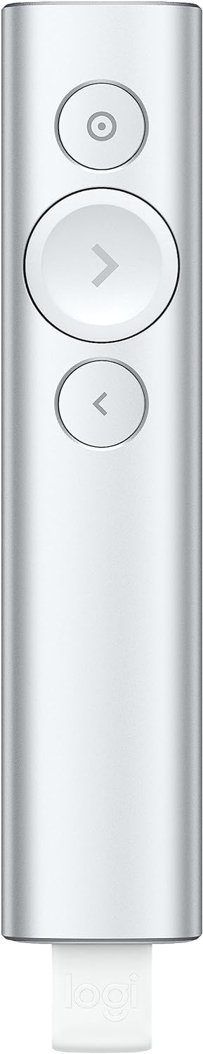 Logitech Spotlight Presentation Remote 先進無線簡報遙控器 - Silver 銀色 910-004985 原裝行貨