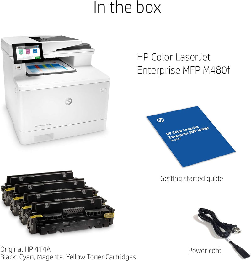 HP Color LaserJet Enterprise MFP M480f Printer -3QA55A