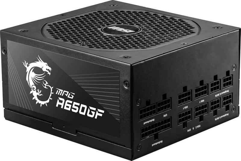 MSI 650W MPG A650GF 80Plus Gold Power Supply (PS-MPA65GF)