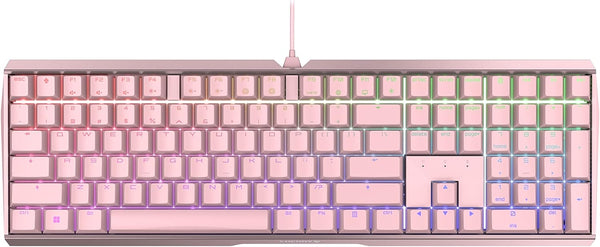 [Black Friday Offer] CHERRY MX3.0S 有線RGB 機械式鍵盤 Pink 粉紅色 (青軸) 即可獲贈CHERRY AC3.3 手托