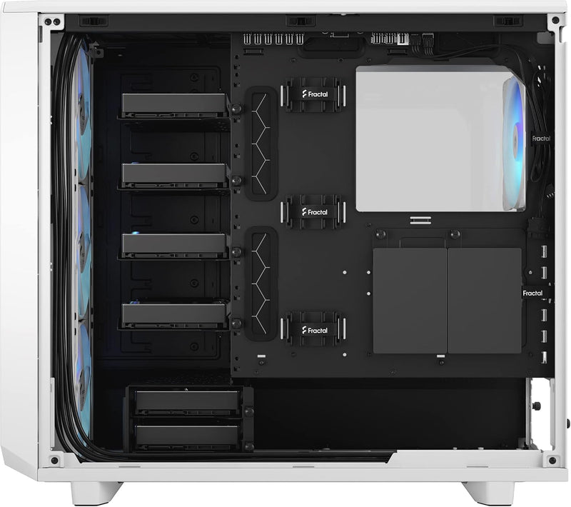 Fractal Design Meshify 2 RGB WHITE LIGHT Tempered Glass ATX Case FD-C-MES2A-08