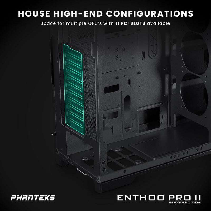 Phanteks Enthoo Pro II Closed Panel Server Edition E-ATX/SSI EEB Tower Case PH-ES620PC_BK02