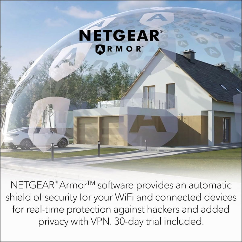 【NETGEAR 10月份優惠推介活動】NETGEAR Orbi RBE773 BE11000 Tri-Band WiFi 7 Mesh System (3件裝)