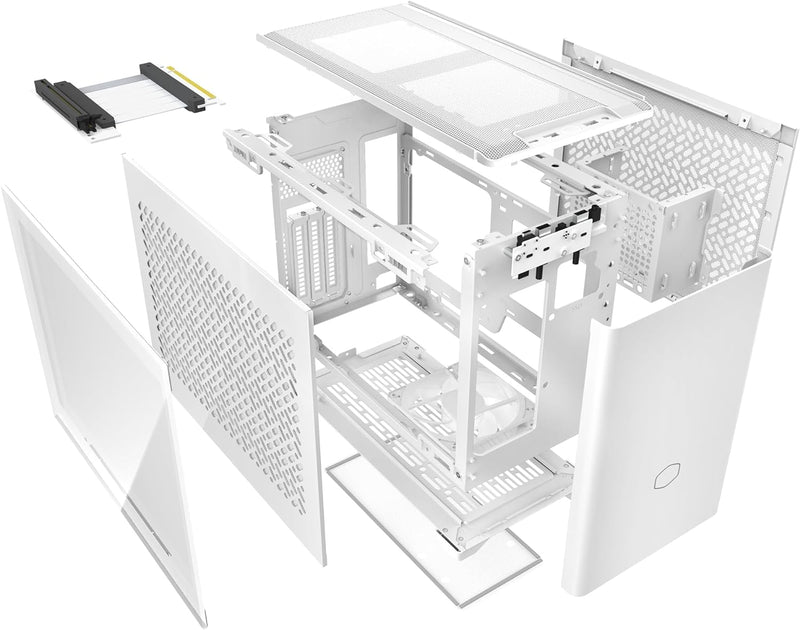 Cooler Master MasterBox NR200P V2 White 白色 Tempered Glass Mini-ITX Case NR200PV2-WCNN-S00