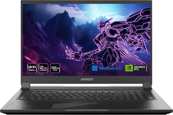 Gigabyte AORUS 17X AZG 2024 /17.3 QHD 240Hz/RTX 4090/i9-14900HX/DDR5 5600 16GB*2/Gen4 1TB+Gen4 1TB/Win11 Home (AORUS 17X AZG-65HK665CH)