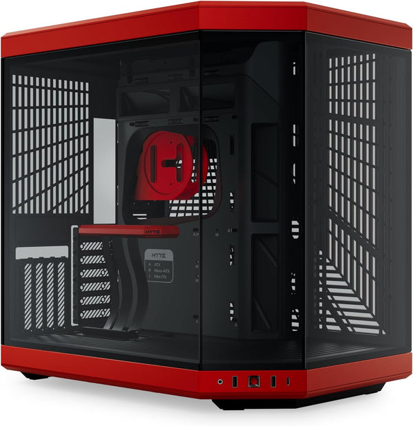 HYTE Y70 Black/Red ATX Case (CA-HY70SBR) 