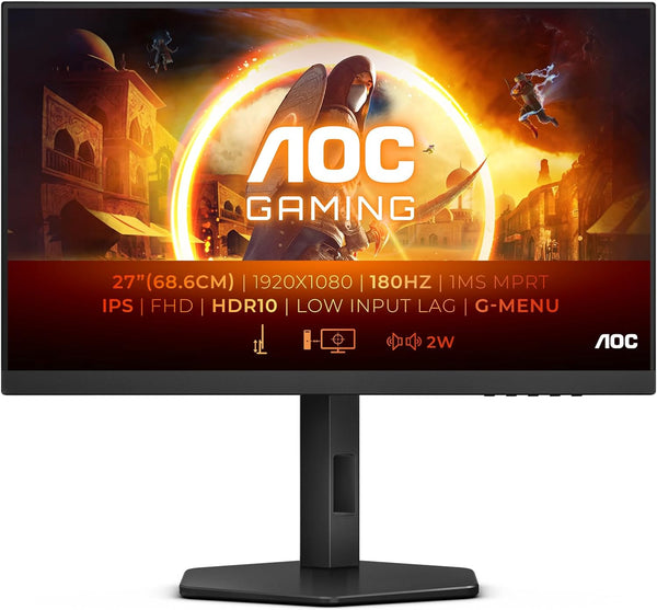 [最新產品] AOC 27" 27G4X 180Hz FHD Fast IPS (16:9) 電競顯示器