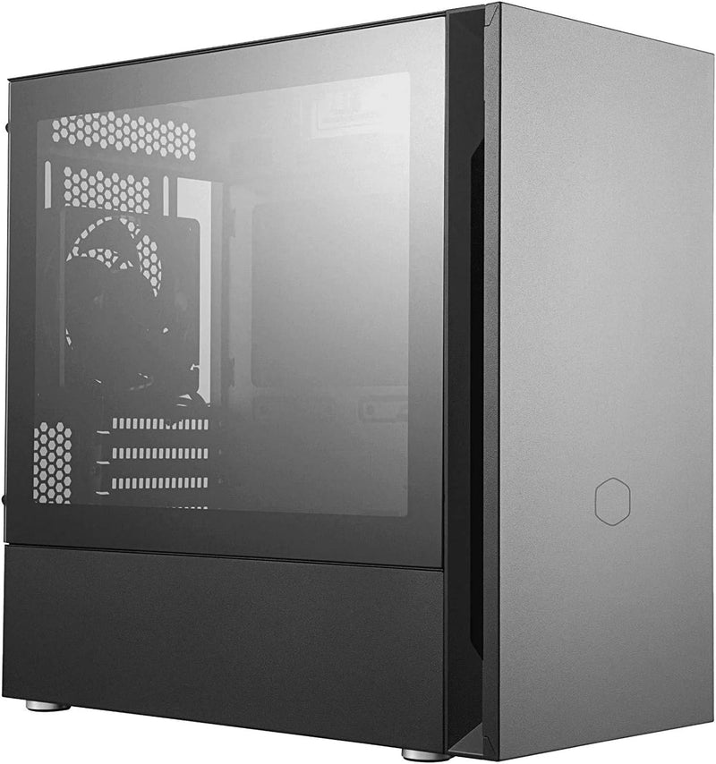 Cooler Master Silencio S400 Black Black Tempered Glass Micro-ATX Case MCS-S400-KG5N-S00 