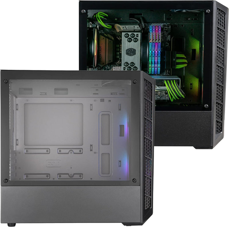 Cooler Master MasterBox MB320L Black 黑色 ARGB Tempered Glass Micro-ATX Case MCB-B320L-KGNN