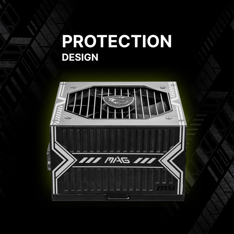 MSI 750W MAG A750BN PCIE5 80Plus Bronze Power Supply (PS-MAA75B5)