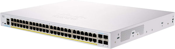 Cisco Business CBS250 48-Port Gigabit Managed Switch (370W PoE+) + 4-Port 10G SFP+ Uplink (CBS250-48P-4X-UK/NE-2548P4X)