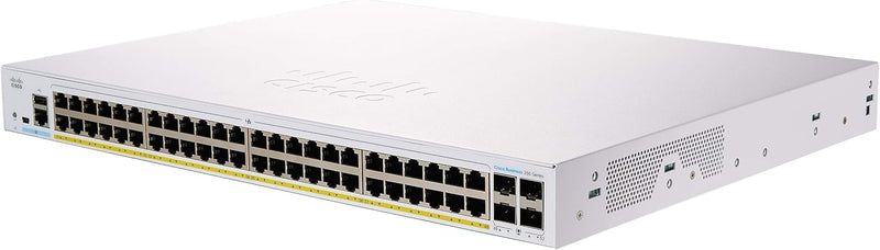 Cisco Business CBS250 48-Port Gigabit (370W PoE+) + 4-Port Gigabit SFP Uplink 智能交換機 (CBS250-48P-4G-UK / NE-2548P4G) 有限終生保用