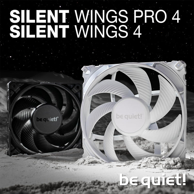 BE QUIET! BL117 SILENT WINGS 4 PWM high-speed 12cm WHITE 白色 Case Fan