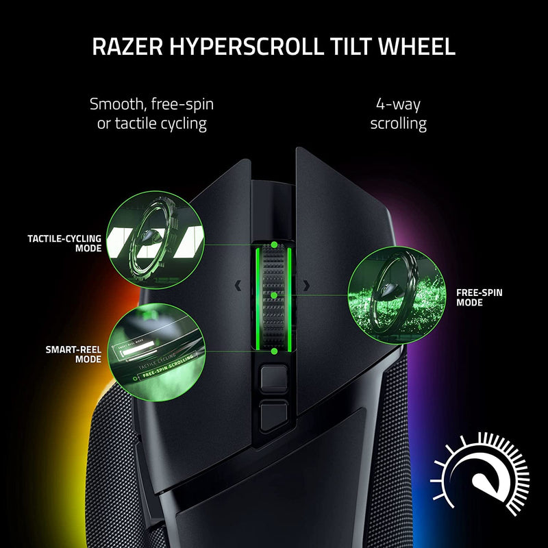 Razer Basilisk V3 X HyperSpeed RGB 無線遊戲滑鼠 RZ01-04870100-R3A1