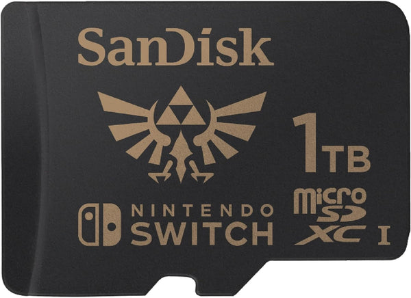 SanDisk 1TB for Nintendo Switch 100MB/s(R) 90MB/s(W) SDSQXAO-1T00-GN6ZN 772-4592