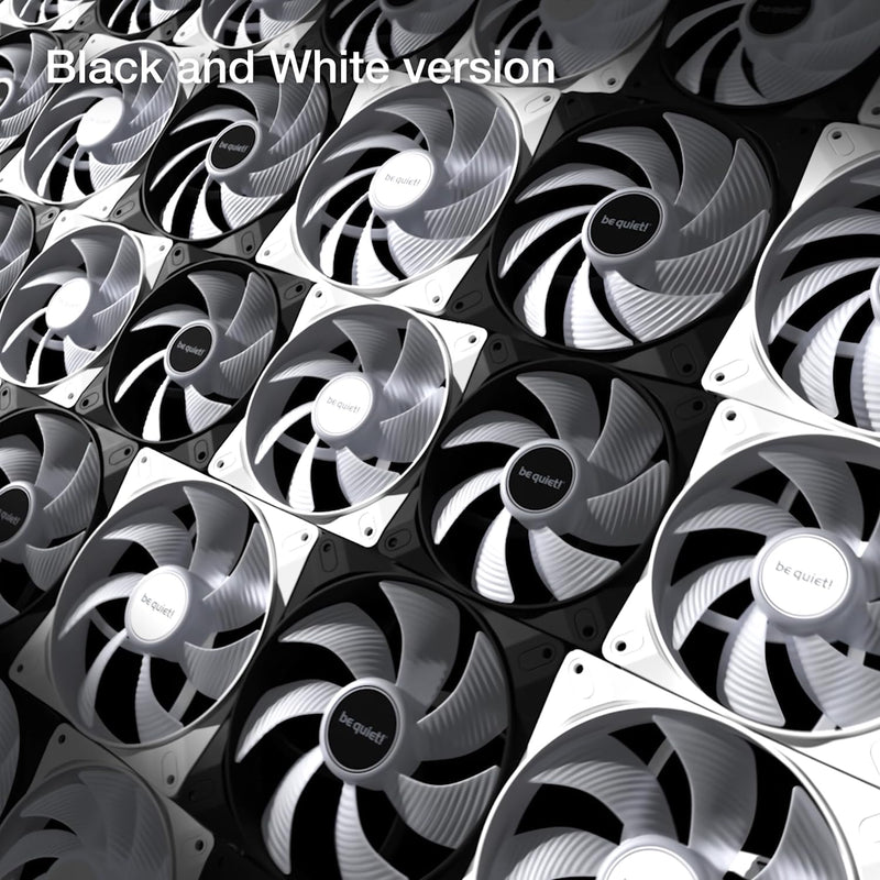 BE QUIET! BL125 LIGHT WINGS LX PWM High-Speed ​​(Triple-Pack) 12cm Case Fan - WHITE (TH-BLWHS3W)