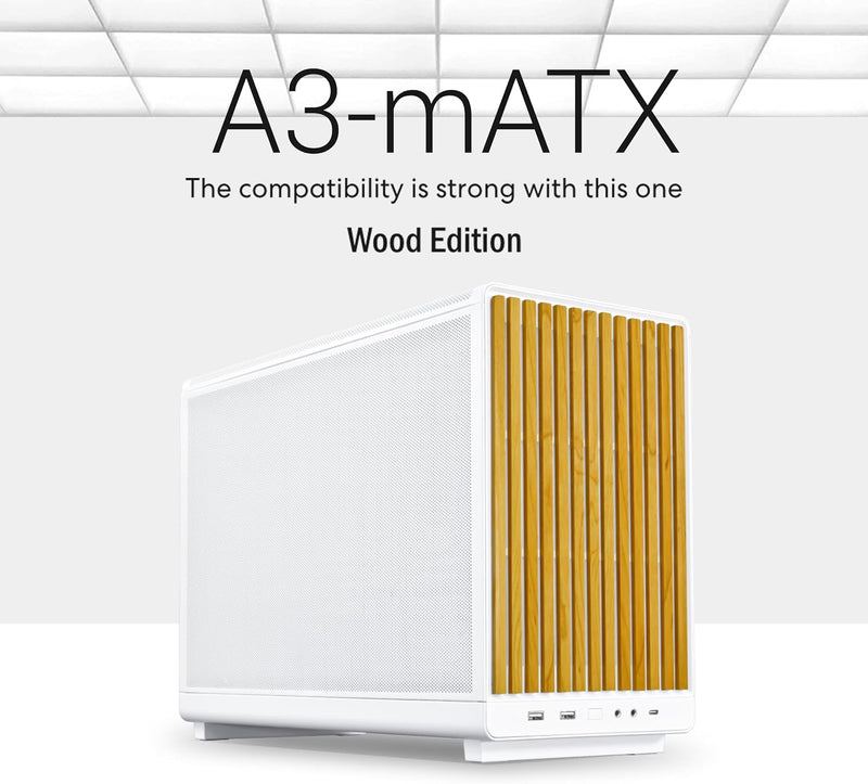 LIAN LI DAN Cases A3-mATX A3W-Wooden 木紋 mATX Case