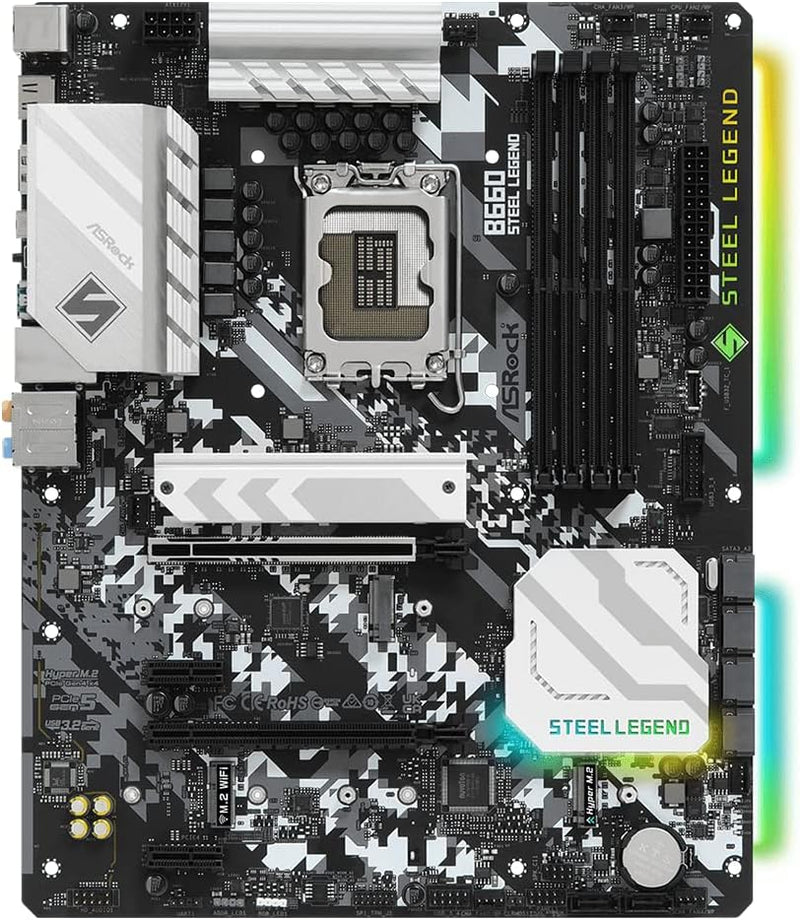 ASRock B660 Steel Legend DDR4,LGA 1700 ATX Motherboard 