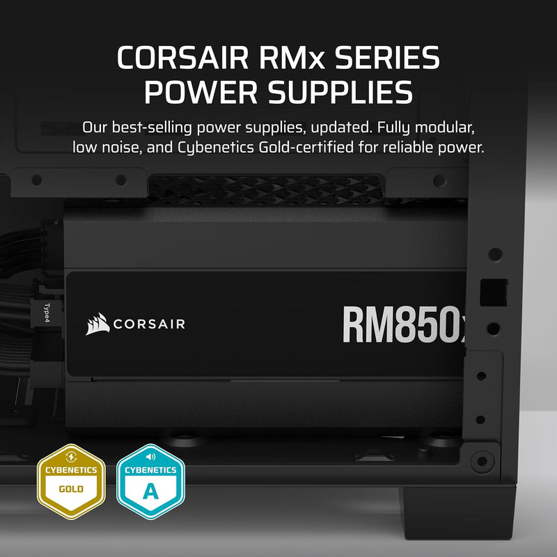 CORSAIR 850W RM850X-PCIE5.1 80Plus Gold Full Modular Power Supply (CP-9020270-UK)