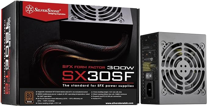 SilverStone 300W ST30SF SFX 80Plus Bronze Power Supply 