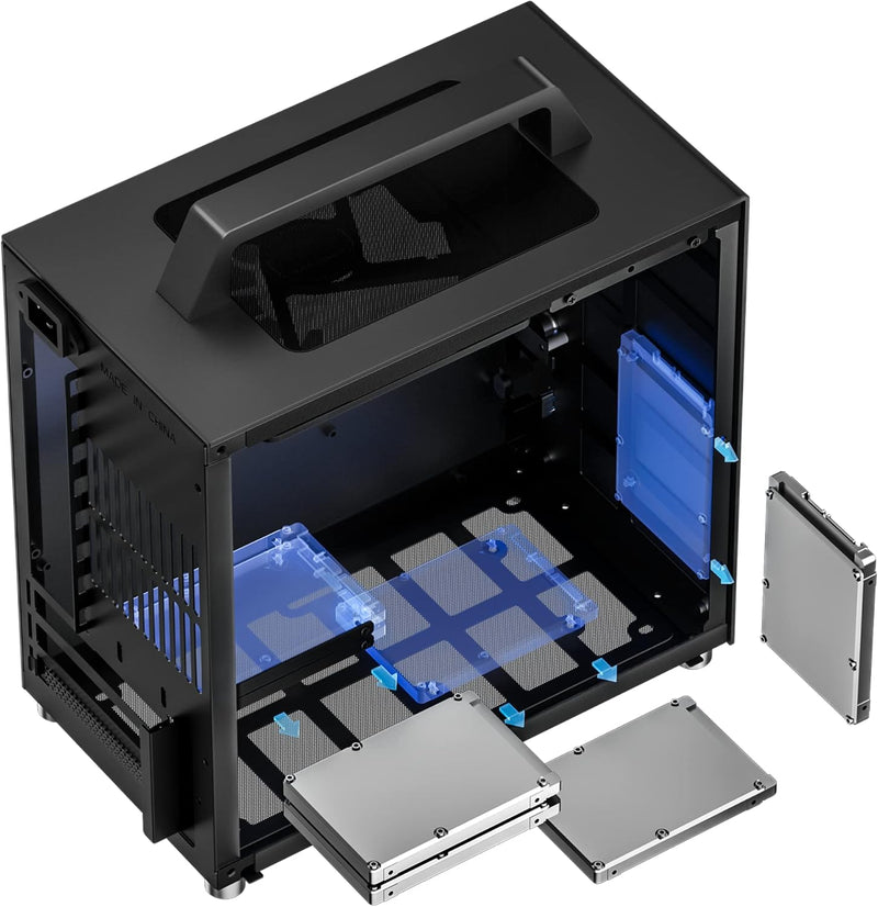 JONSBO T8 PLUS (Black 黑色) 便携式 ITX Portable Case