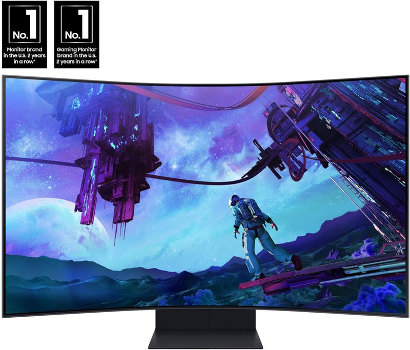 Samsung 55" Odyssey Ark 2nd Gen 165Hz 4K UHD Mini LED (16:9) 曲面電競顯示器(HDMI2.1) LS55CG970NCXXK (換領中心 Free LS32D706EACXXK)