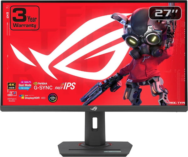 [最新產品] ASUS 27" ROG Strix XG27UCG 320Hz FHD / 160Hz 4K UHD Fast IPS (16:9) 電競顯示器(HDMI2.1)