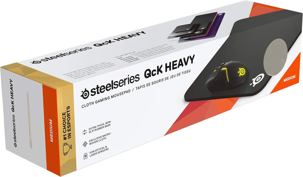 SteelSeries QcK Heavy 布質滑鼠墊- Medium (63836)