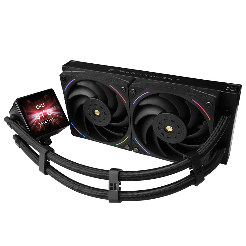 Thermalright Frozen Vision 240 BLACK 黑色 ARGB w/2.88IPS Screen 240mm Liquid CPU Cooler