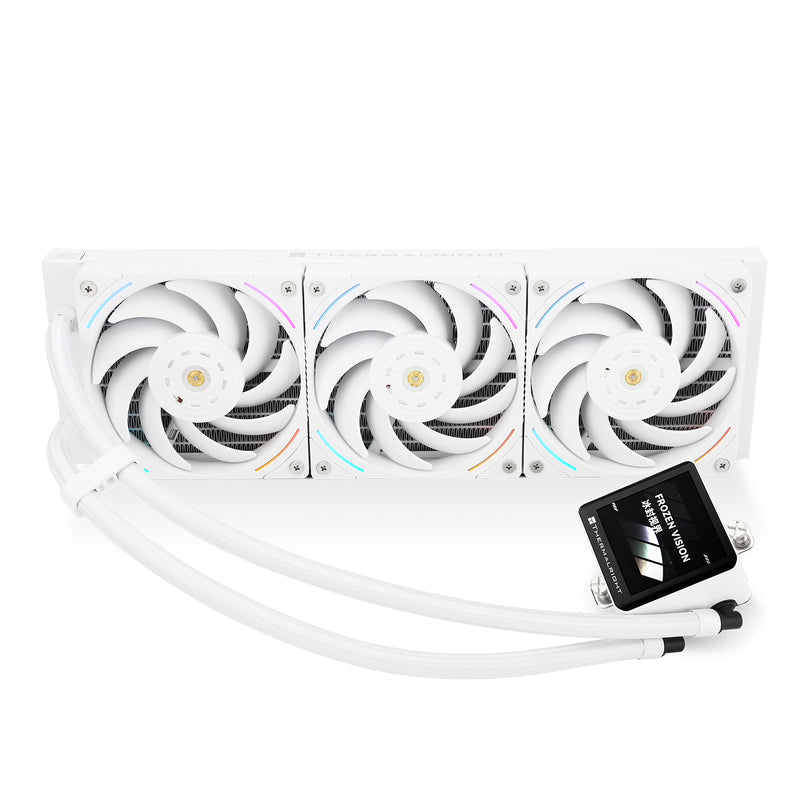 Thermalright Frozen Vision 360 WHITE 白色 ARGB w/2.88IPS Screen 360mm Liquid CPU Cooler