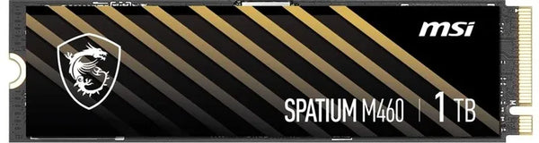 MSI 1TB SPATIUM M460 PCIe 4.0 NVMe M.2 SSD HD-M4601T