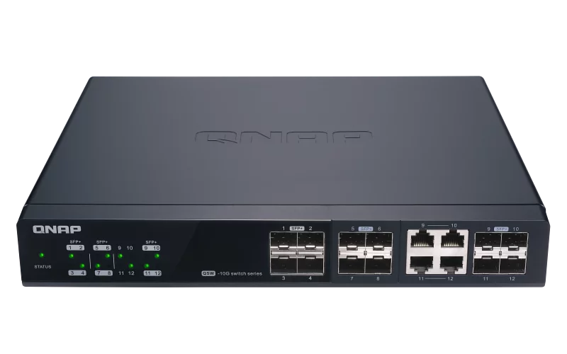 QNAP QSW-M1204-4C 12-Port Managed Switch