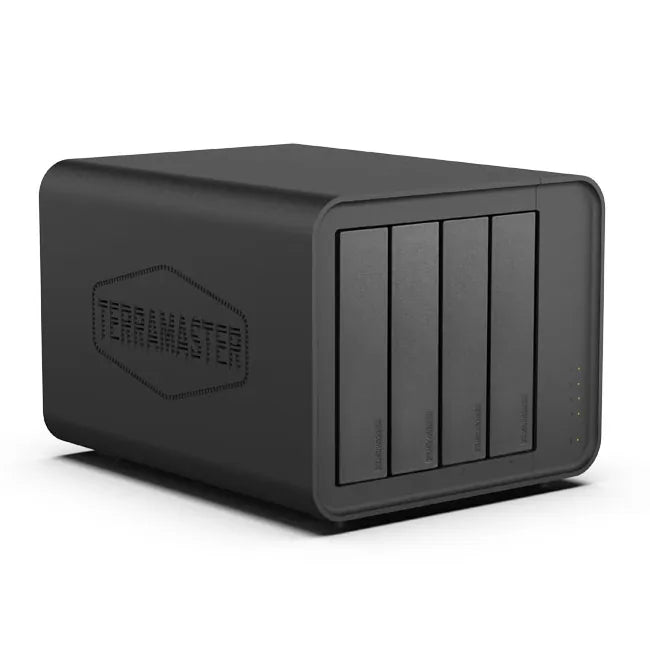 TerraMaster F4-424 4-Bay NAS (Intel Celeron N95 quad-core CPU, 8GB DDR5-4800 Ram, Dual 2.5Gb ethernet ports)