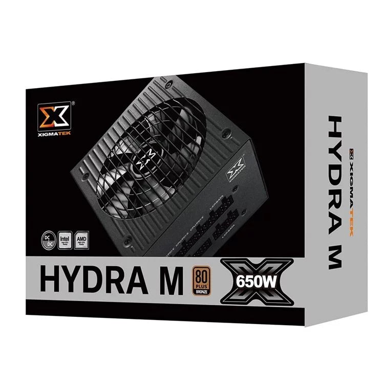 XIGMATEK 650W HYDRA-M 80Plus Bronze Full Modular Power Supply (PS-HYM65FR)