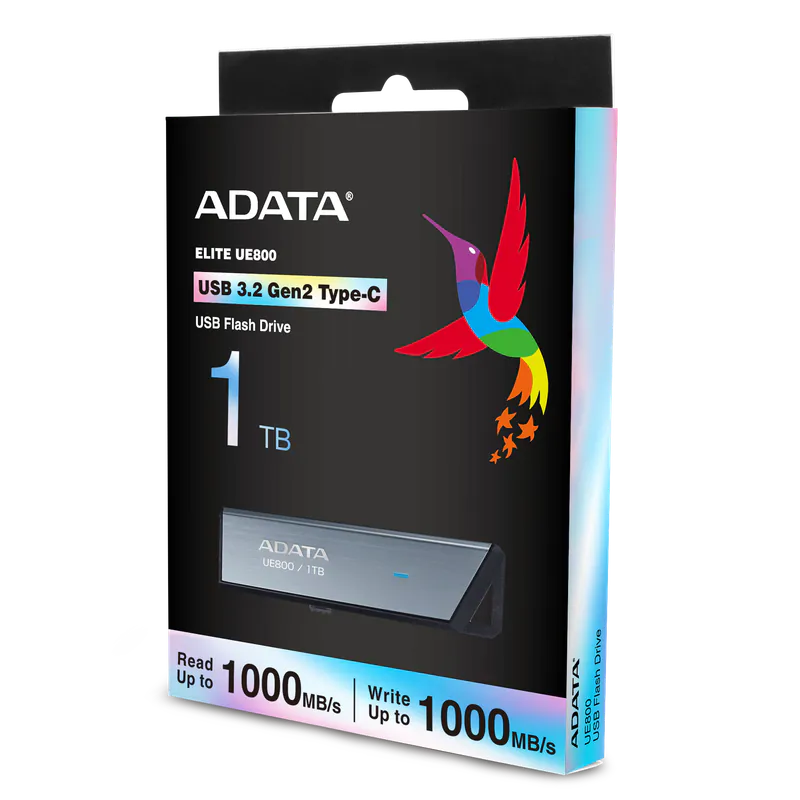 ADATA 1TB UE800 Type-C USB 3.2 Gen2 Flash Drive 隨身碟 AELI-UE800-1T-CSG