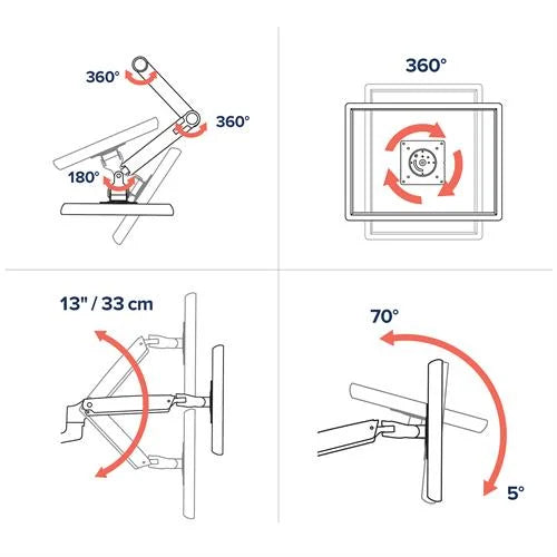 Ergotron LX Desk Mount LCD Arm 單顯示器支架 45-241-026