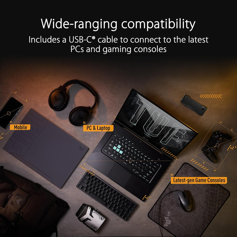 [最新產品] ASUS TUF Gaming AS1000 1TB USB-C 可携式 SSD (IP68防護設計) ESD-T1B10 黑色