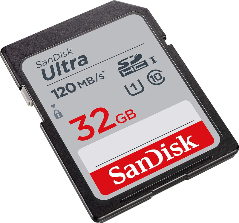 SanDisk 32GB Ultra SDHC (Class 10, 120MB/s) SDSDUN4-032G-GN6IN 772-4388