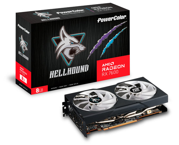 POWERCOLOR HELLHOUND AMD Radeon RX 7600 8GB GDDR6