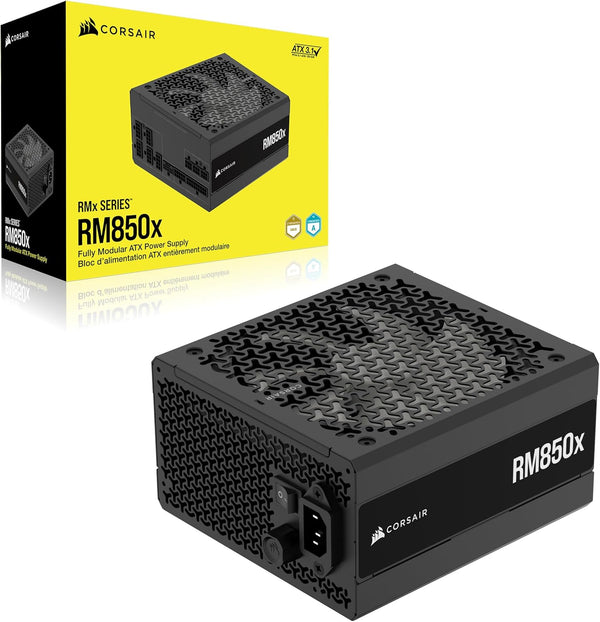 CORSAIR 850W RM850X-PCIE5.1 80Plus Gold Full Modular Power Supply (CP-9020270-UK)