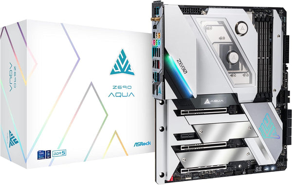 ASRock Z690 AQUA DDR5,LGA 1700 EATX Motherboard 