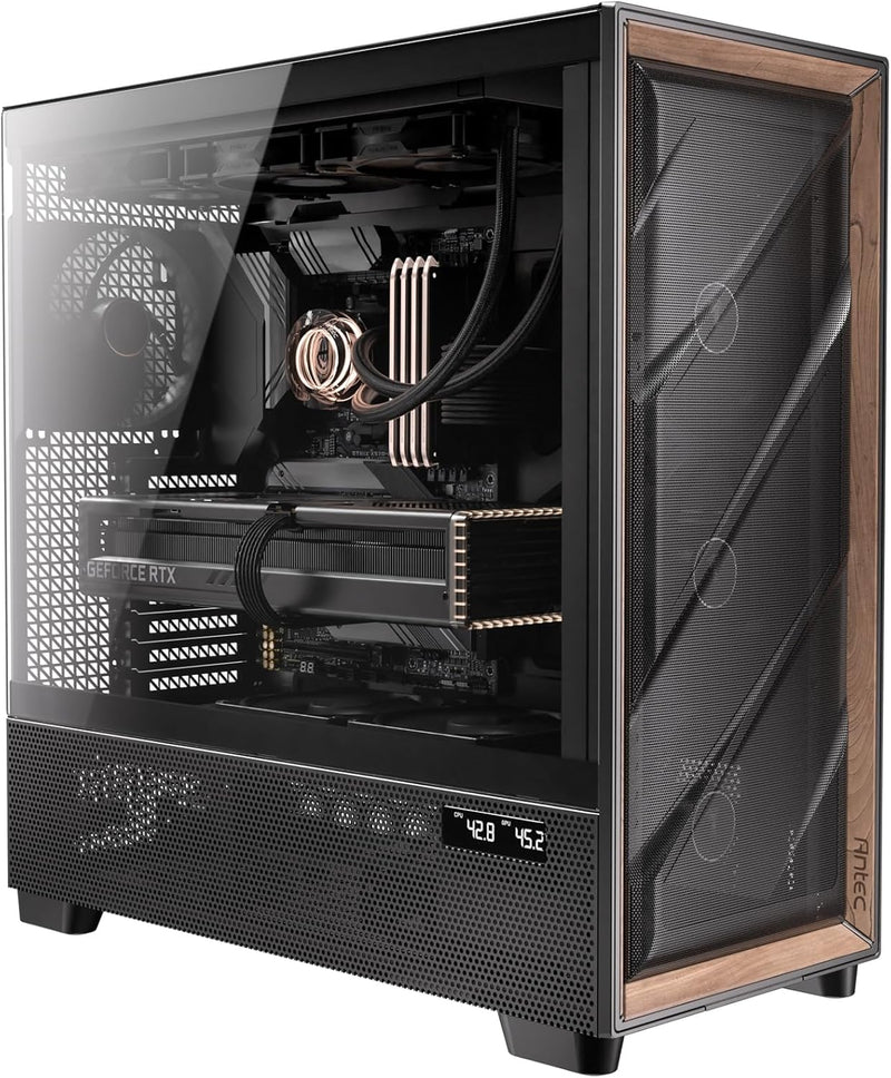 ANTEC FLUX PRO Black 黑色 Tempered Glass Full Tower E-ATX Case 支援背插式主機板 FLUX-PRO_EUV