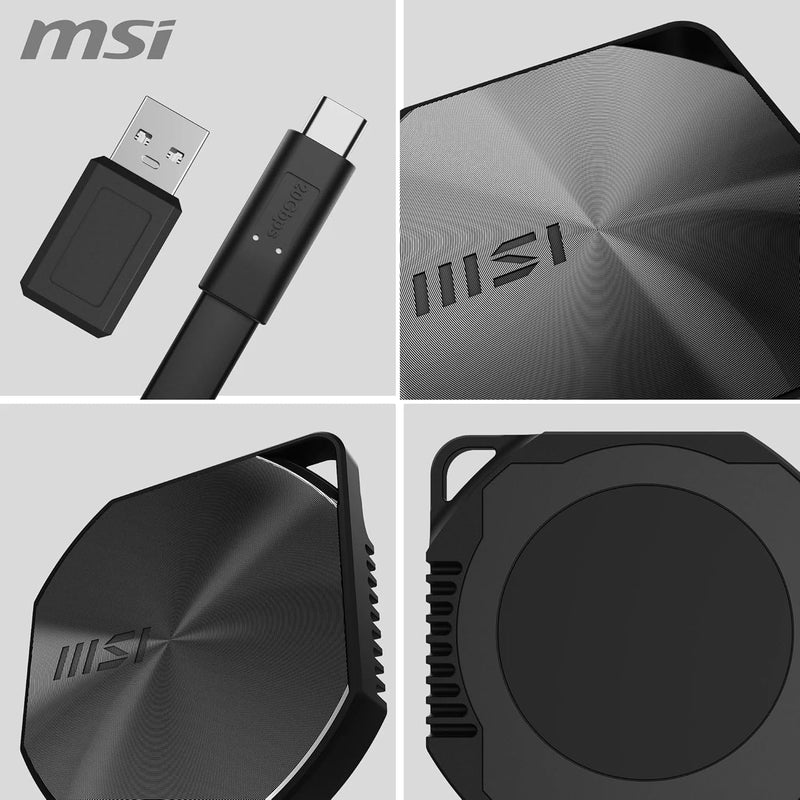 MSI DATAMAG 20Gbps 2TB Magnetic Portable SSD (HD-MDTMAG2)