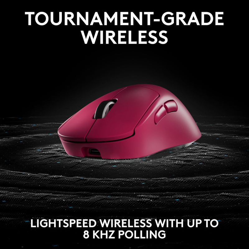 Logitech G Pro X Superlight 2 DEX 無線電競滑鼠 - Pink 粉紅色 910-007375 原裝行貨