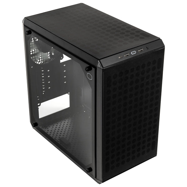 Cooler Master MasterBox Q300L V2 Black 黑色 Tempered Glass Micro-ATX Case