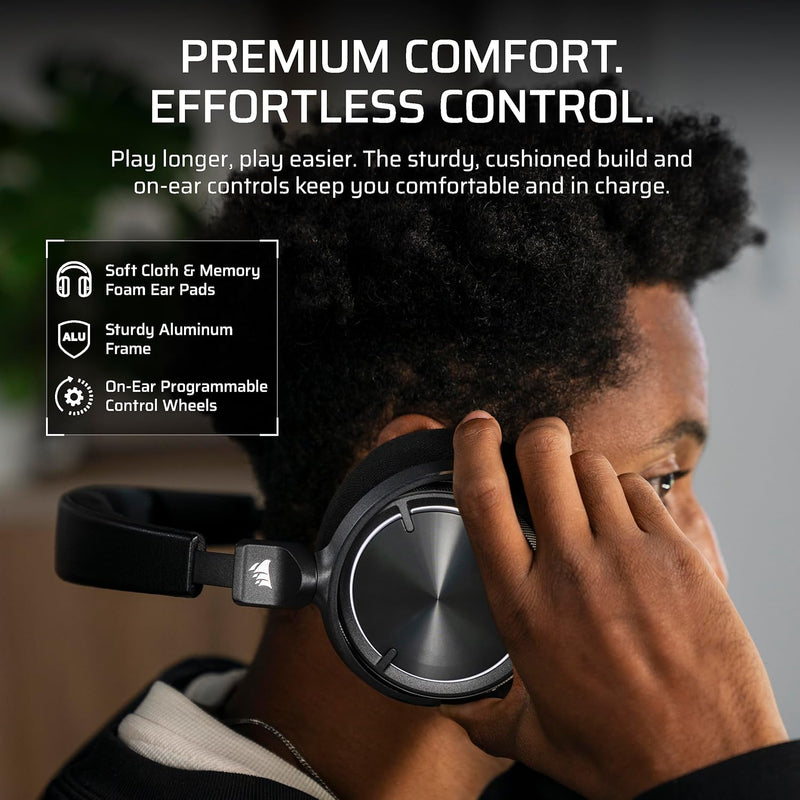 [Black Friday Offer] Corsair VIRTUOSO MAX Wireless Gaming Headphones Carbon Color 碳黑色 CA-9011372-WW