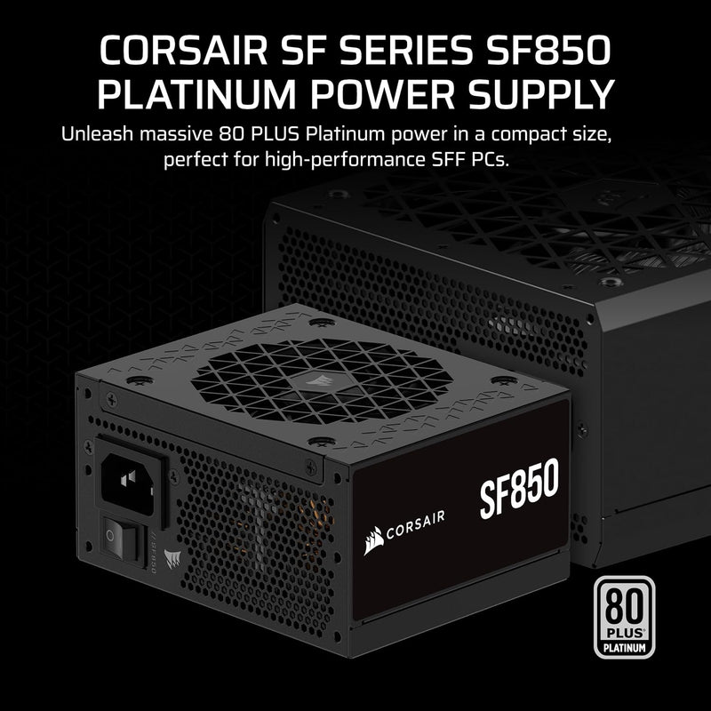 [最新產品] CORSAIR 850W SF850 SFX ATX3.0 80Plus Platinum Full Modular Power Supply (CP-9020256-UK)