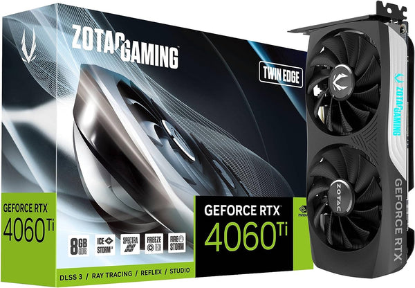 ZOTAC GAMING GeForce RTX 4060 Ti Twin Edge 8GB GDDR6 ZT-D40610E-10M